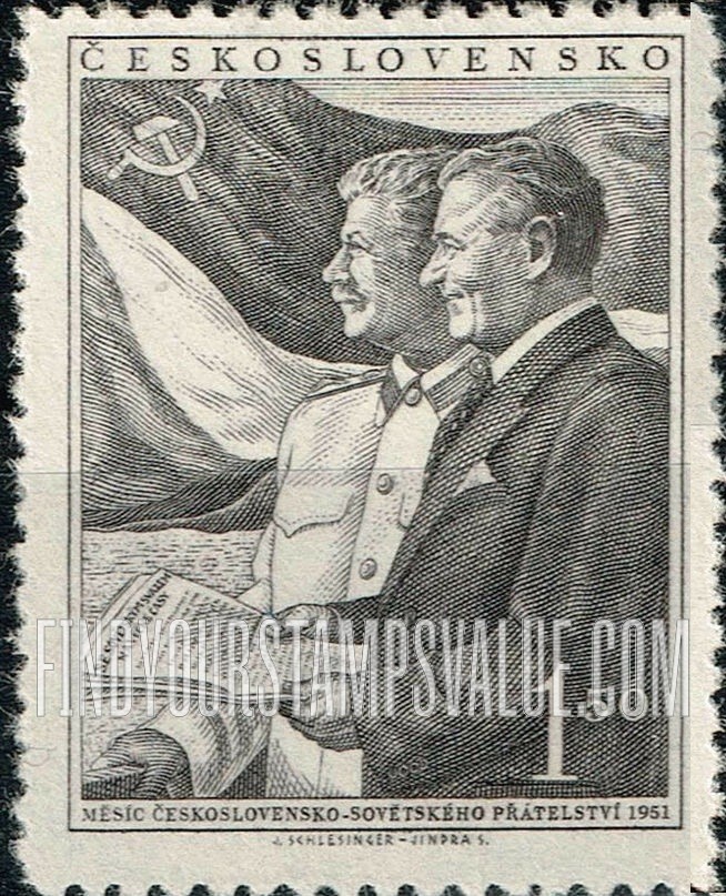 FindYourStampsValue: Stalin and Gottwald