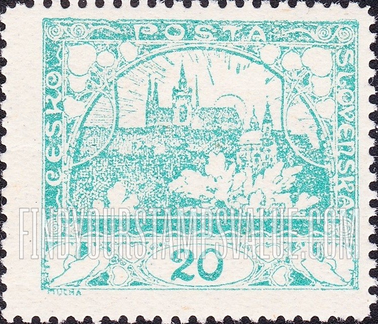 FindYourStampsValue: Hradcany at Prague