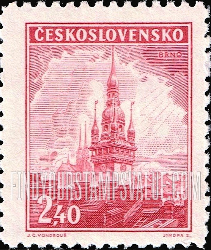 FindYourStampsValue: Old Town Hall, Brno