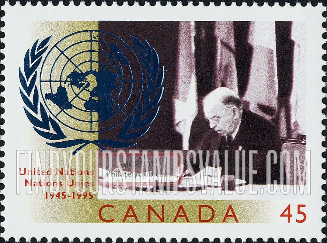 FindYourStampsValue: UN, 50th Anniversary