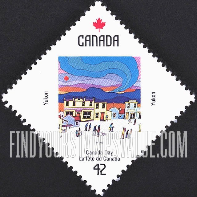FindYourStampsValue: Canada Day: Yukon