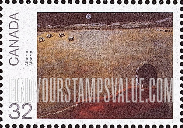 FindYourStampsValue: Canada Day: Alberta