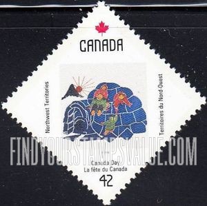 FindYourStampsValue: Canada Day: Northwest Territories