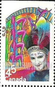 FindYourStampsValue: The Circus: Contortionists, acrobats