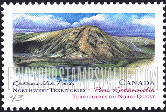 FindYourStampsValue: Canada Day: Provincial and Territorial Parks: Katannilik, Northwest Territories