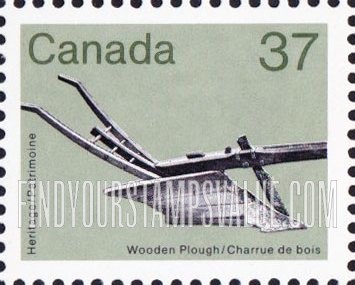FindYourStampsValue: Wooden Plow