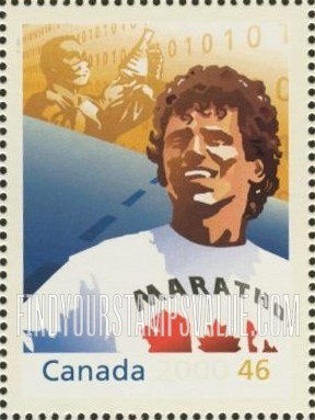 FindYourStampsValue: Charity: Marathon of Hope inspired by Terry Fox (1958-81).