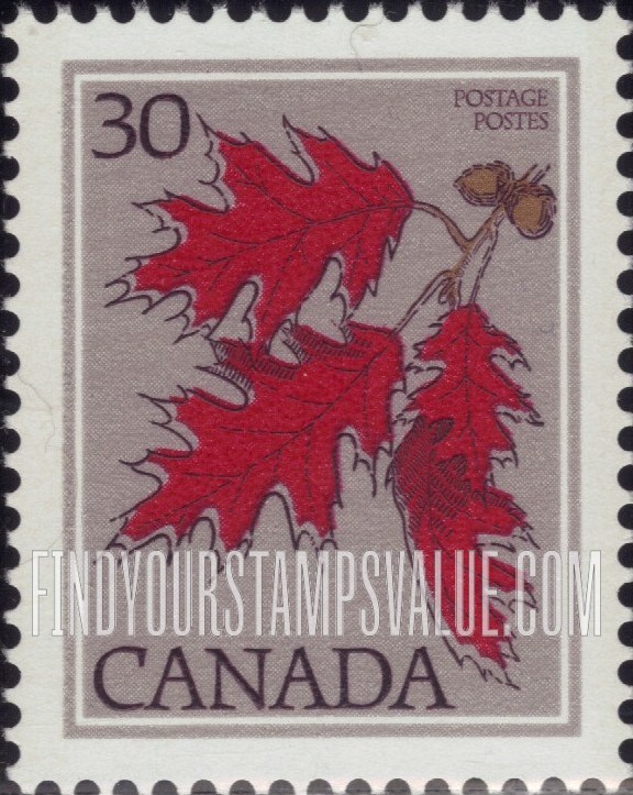 FindYourStampsValue: Red oak