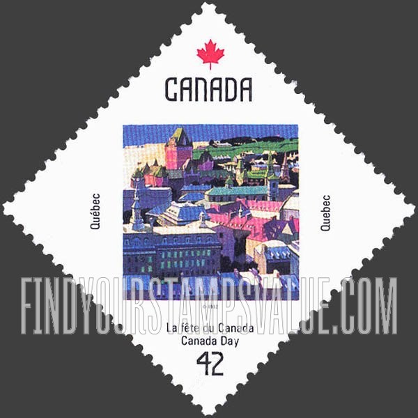 FindYourStampsValue: Canada Day: Quebec