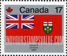 FindYourStampsValue: Flag of Ontario