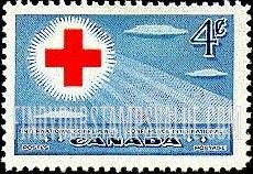 FindYourStampsValue: Red Cross on Sun