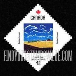 FindYourStampsValue: Canada Day: Saskatchewan