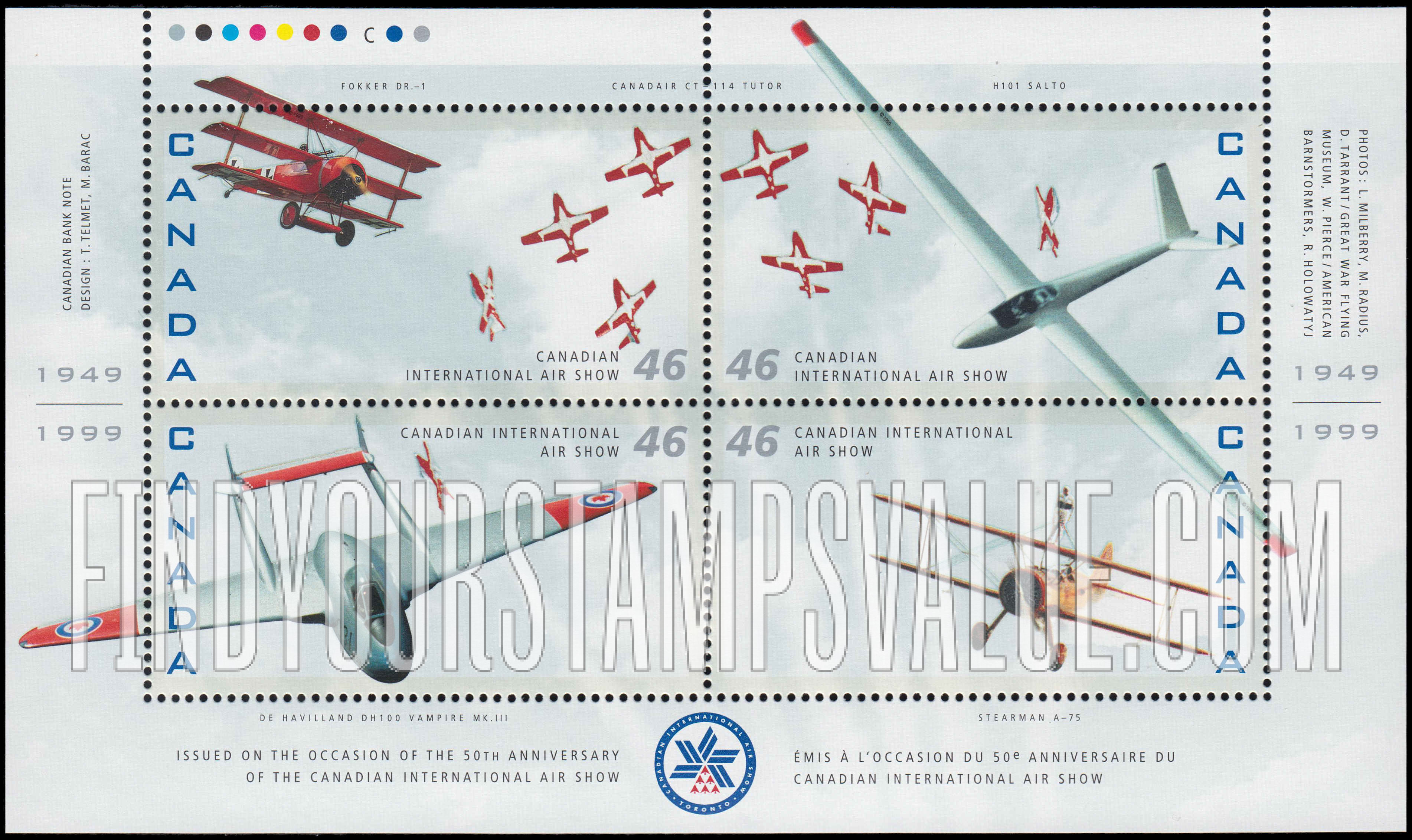 FindYourStampsValue: Airplanes