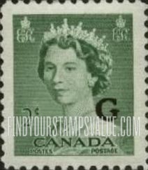FindYourStampsValue: Official Stamps - Elizabeth II overprinted in black