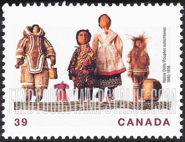 FindYourStampsValue: Dolls: Native