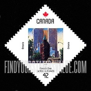 FindYourStampsValue: Canada Day: Ontario