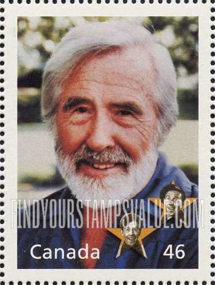 FindYourStampsValue: Literary Legends: Gratien Gélinas (1909-99), actor and playwright, and stars