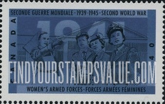 FindYourStampsValue: World War II Type of 1989: Women’s Armed Forces