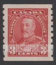 FindYourStampsValue: Coil Stamp: King George V