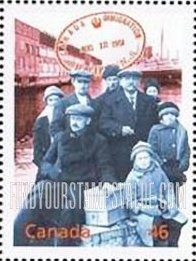 FindYourStampsValue: Canada’s Cultural Fabric: Immigrants on Halifax’s Pier 21