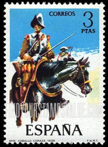 FindYourStampsValue: Uniforms: Cuirassier, 1635