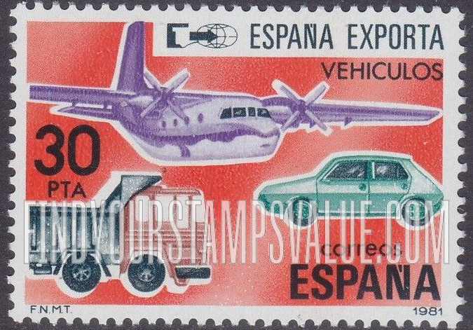 FindYourStampsValue: Exports Vehicles