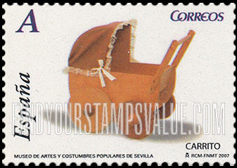 FindYourStampsValue: Toys: Baby carriage