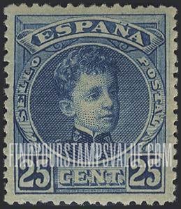 FindYourStampsValue: King Alfonso XIII