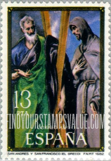FindYourStampsValue: Air Post: Sts. Andrew and Francis
