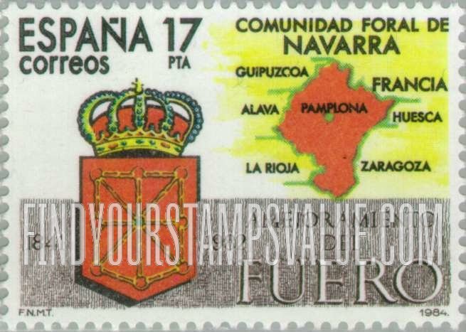 FindYourStampsValue: Navarra Statute of Autonomy