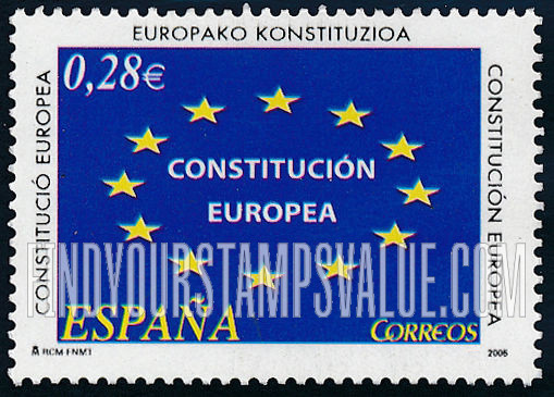 FindYourStampsValue: Signing of European Union Constitutional Treaty