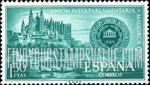 FindYourStampsValue: Palma Cathedral and Conference Emblem