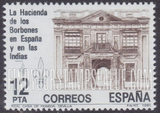 FindYourStampsValue: Royal Mint Building, Seville