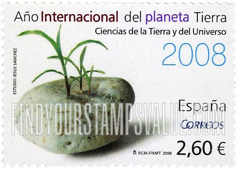 FindYourStampsValue: International Years: International Year of Planet Earth