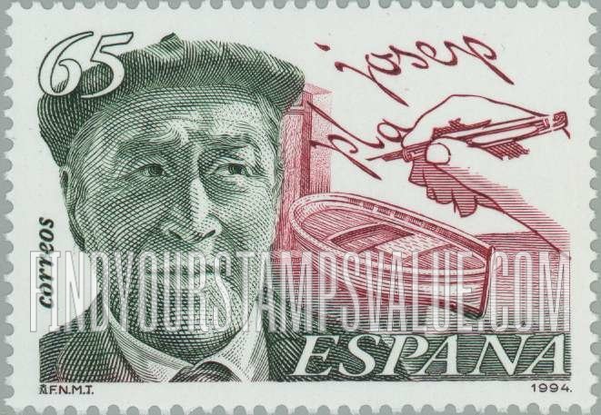 FindYourStampsValue: Josep Pla (1897-1981), Writer