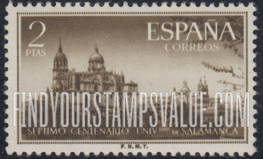 FindYourStampsValue: Cathedral of Salamanca
