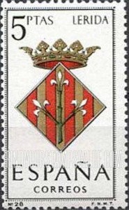 FindYourStampsValue: Provincial Arms Issue: Lerida