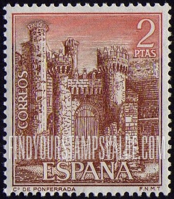 FindYourStampsValue: Ponferrada Castle