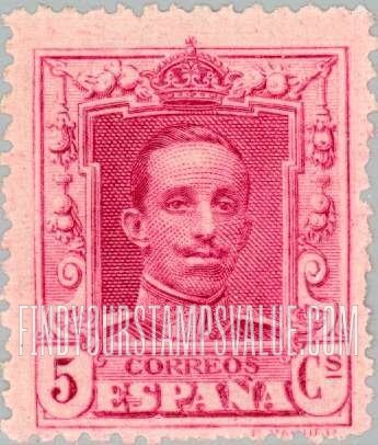 FindYourStampsValue: King Alfonso XIII