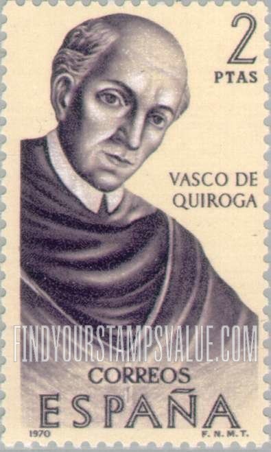 FindYourStampsValue: Builders of the New World: Vasco de Quiroga