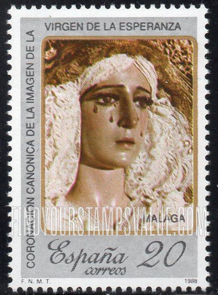 FindYourStampsValue: Coronation of the Virgin of Hope