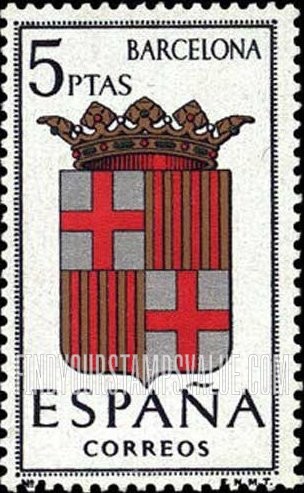 FindYourStampsValue: Provincial Arms Issue: Barcelona