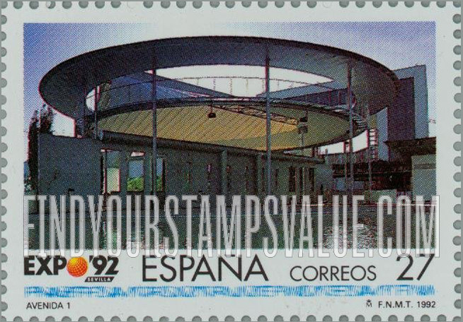 FindYourStampsValue: Expo ’92, Seville: Avenue 1