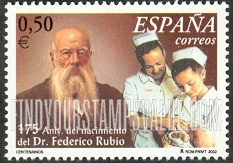 FindYourStampsValue: Dr. Federico Rubio (1827-1902)