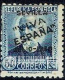 FindYourStampsValue: Revolutionary Overprints, Nationalist (Revolutionary) Forces, Seville: Nicolás Salmerón