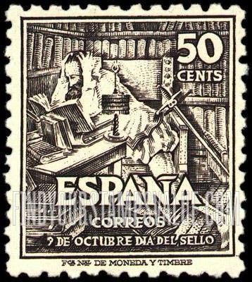 FindYourStampsValue: Don Quixote Reading