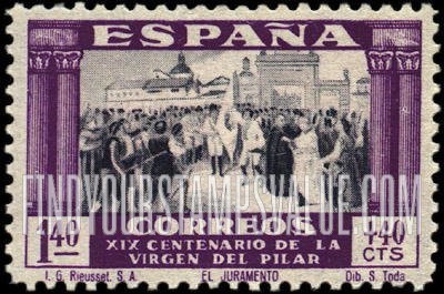 FindYourStampsValue: Semi-Postal: Oath of the Besieged