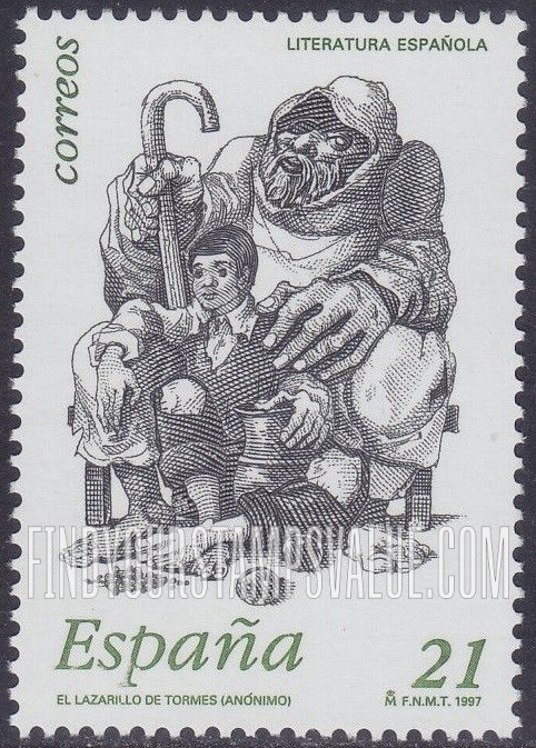FindYourStampsValue: Fictional Characters: “El Lazarillo de Tormes”