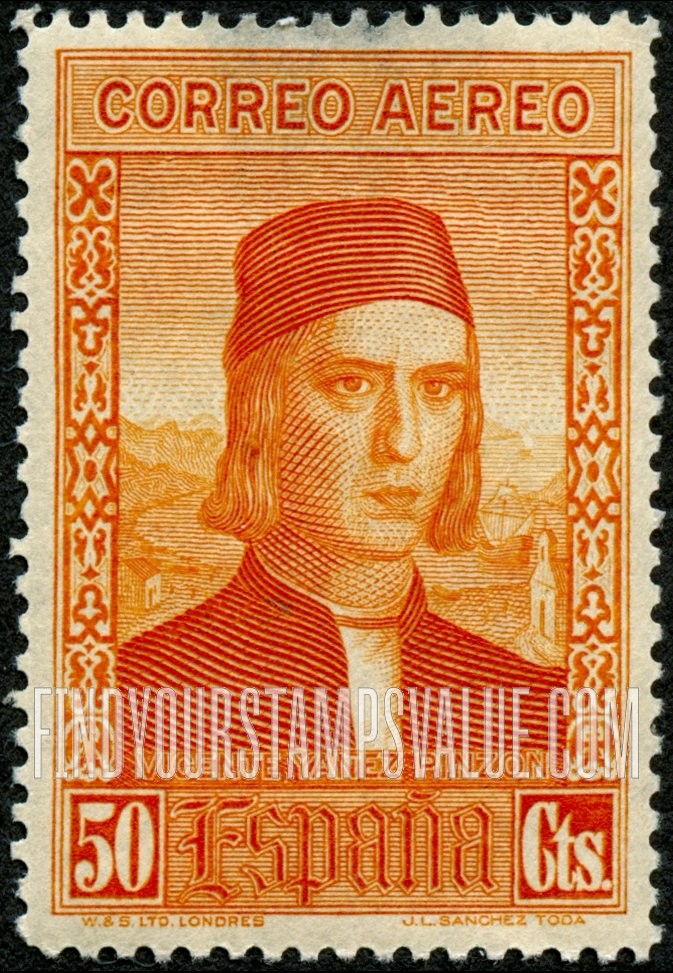 FindYourStampsValue: Air Post: Christopher Columbus, Vicente Yanez Pinzón