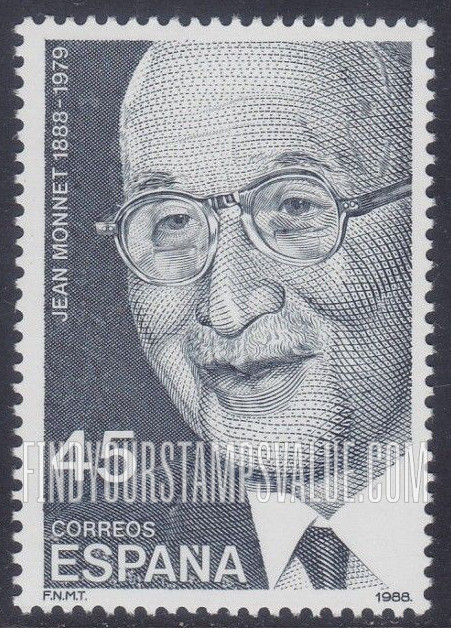 FindYourStampsValue: Jean Monnet (1888-1979), Economist